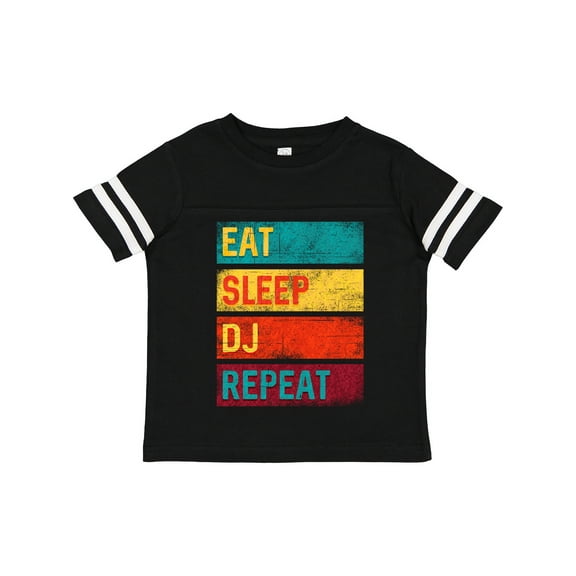 Inktastic DJ Eat Sleep DJ Repeat Music Boys or Girls Toddler T-Shirt