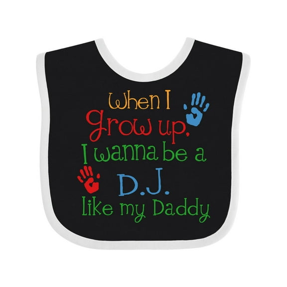 Inktastic DJ Like Daddy Boys or Girls Baby Bib