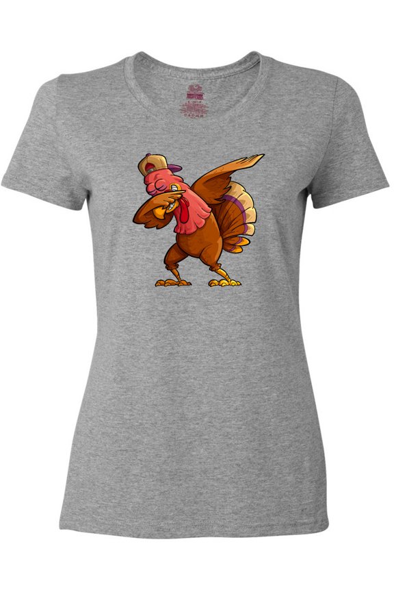 Dabbing Turkey Thanksgiving Women's T-Shirt