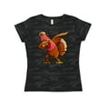 thumbnail image 1 of Inktastic Dabbing Turkey Thanksgiving Women's T-Shirt, 1 of 5