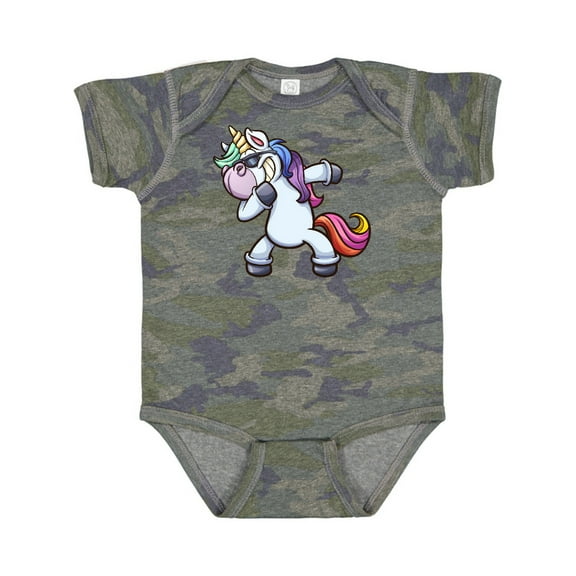 Inktastic Dabbing Unicorn Boys or Girls Baby Bodysuit