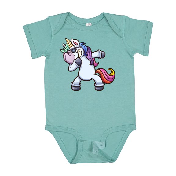 Inktastic Dabbing Unicorn Boys or Girls Baby Bodysuit