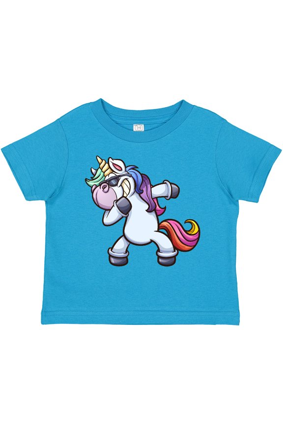 Dabbing Unicorn Boys or Girls Toddler T-Shirt
