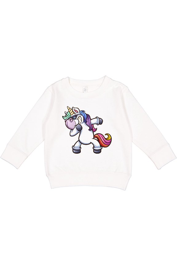 Dabbing Unicorn Toddler Sweatshirt