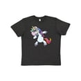 thumbnail image 1 of Inktastic Dabbing Unicorn Youth T-Shirt, 1 of 5