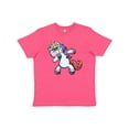 thumbnail image 1 of Inktastic Dabbing Unicorn Youth T-Shirt, 1 of 5