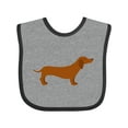 thumbnail image 1 of Inktastic Dachshund Boys or Girls Baby Bib, 1 of 4