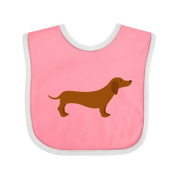 Inktastic Dachshund Boys or Girls Baby Bib