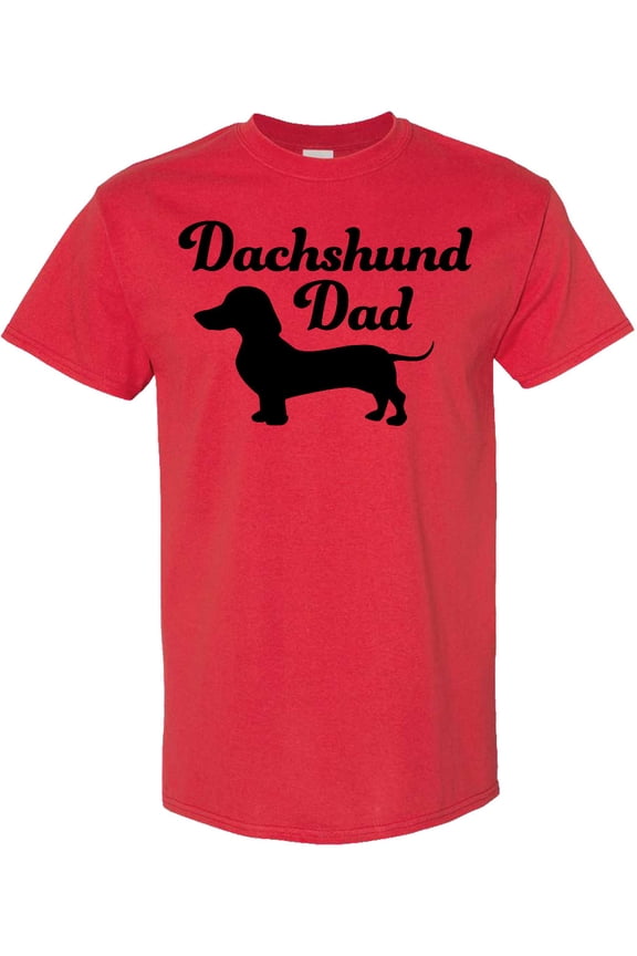 Dachshund Dad Short Hair Dog T-Shirt