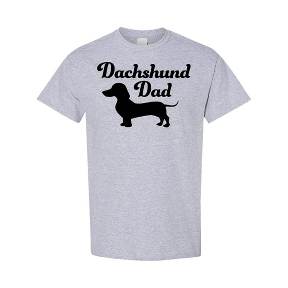 Inktastic Dachshund Dad Short Hair Dog T-Shirt