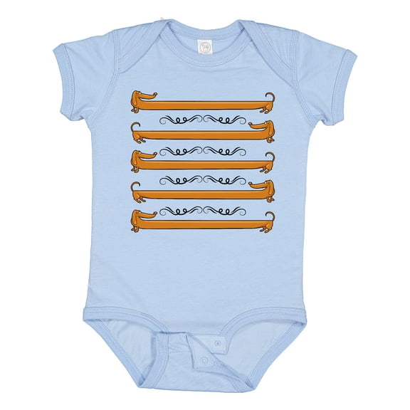 Inktastic Dachshund Dog Funny Puppy Boys or Girls Baby Bodysuit