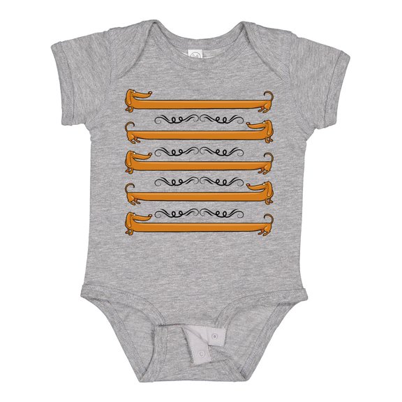 Inktastic Dachshund Dog Funny Puppy Boys or Girls Baby Bodysuit