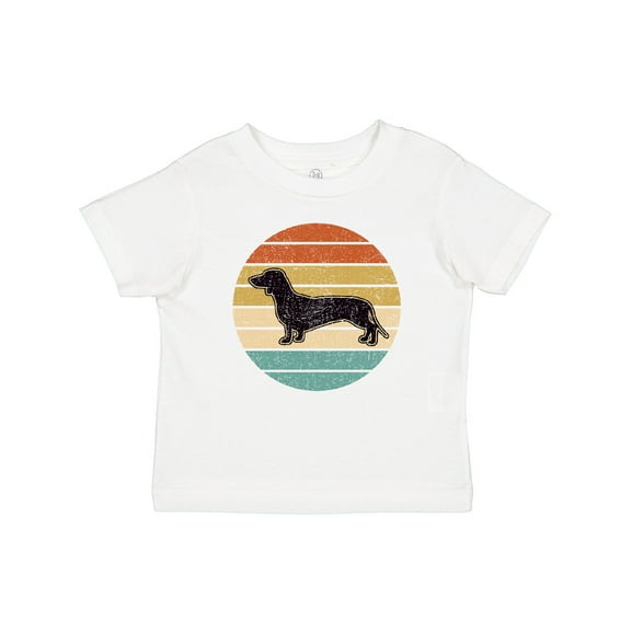 Inktastic Dachshund Dog Retro Sunset Boys or Girls Baby T-Shirt