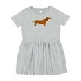 thumbnail image 1 of Inktastic Dachshund Girls Toddler Dress, 1 of 5