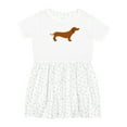 thumbnail image 1 of Inktastic Dachshund Girls Toddler Dress, 1 of 5
