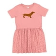 thumbnail image 1 of Inktastic Dachshund Girls Toddler Dress, 1 of 5