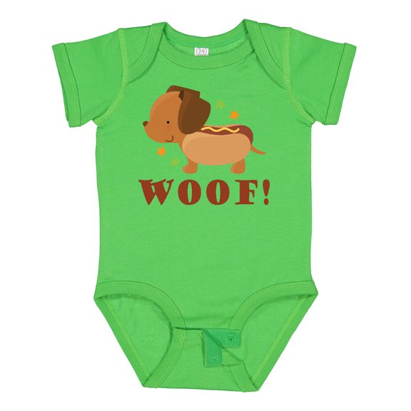 Inktastic Dachshund Hot Dog Funny Boys or Girls Baby Bodysuit