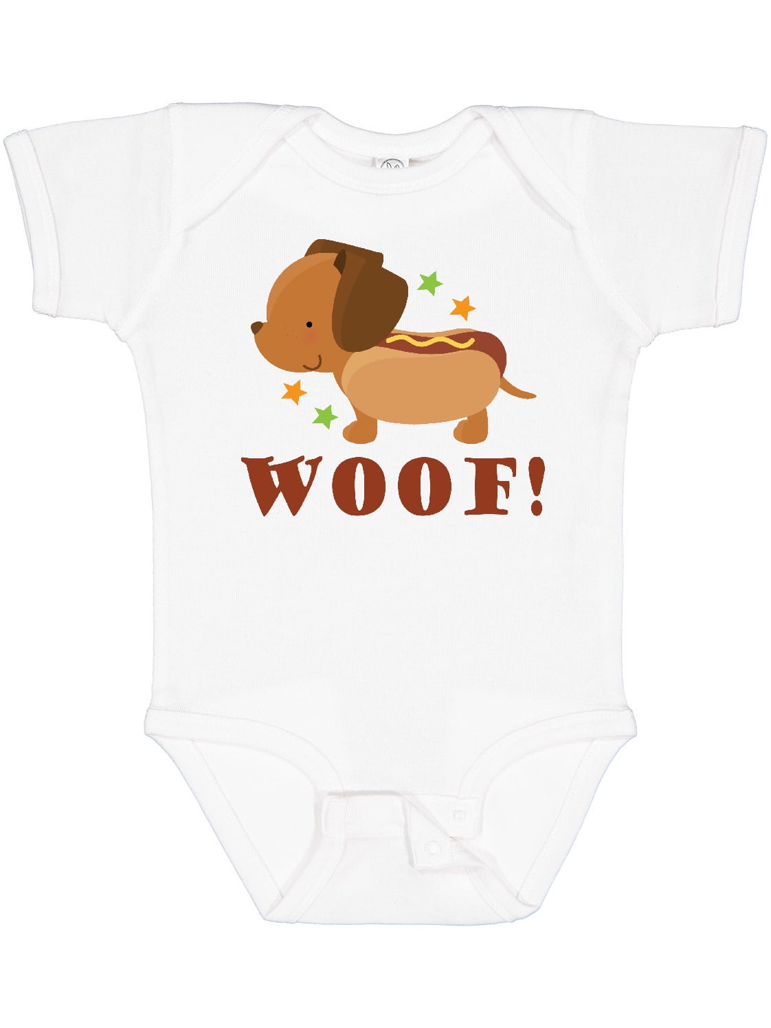 Inktastic Dachshund Hot Dog Funny Boys or Girls Baby Bodysuit