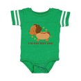 thumbnail image 1 of Inktastic Dachshund Hot Dog Funny Boys or Girls Baby Bodysuit, 1 of 5