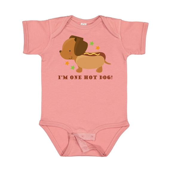 Inktastic Dachshund Hot Dog Funny Boys or Girls Baby Bodysuit