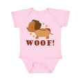 thumbnail image 1 of Inktastic Dachshund Hot Dog Funny Boys or Girls Baby Bodysuit, 1 of 5