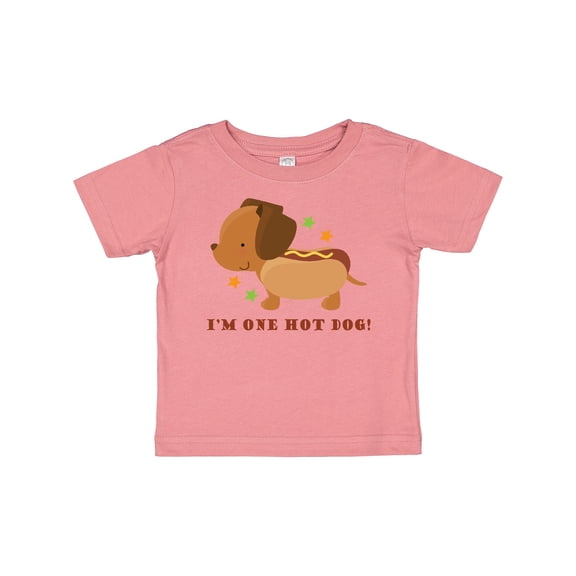 Inktastic Dachshund Hot Dog Funny Boys or Girls Baby T-Shirt