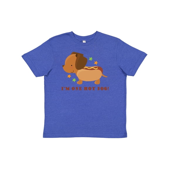 Inktastic Dachshund Hot Dog Funny Youth T-Shirt