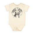 thumbnail image 1 of Inktastic Dachshund Sketch Portrait Boys or Girls Baby Bodysuit, 1 of 5