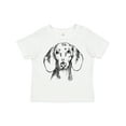 thumbnail image 1 of Inktastic Dachshund Sketch Portrait Boys or Girls Toddler T-Shirt, 1 of 5
