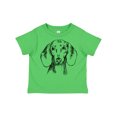 thumbnail image 1 of Inktastic Dachshund Sketch Portrait Boys or Girls Toddler T-Shirt, 1 of 5