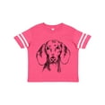 thumbnail image 1 of Inktastic Dachshund Sketch Portrait Boys or Girls Toddler T-Shirt, 1 of 5