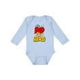 thumbnail image 1 of Inktastic Dad is My Hero Boys or Girls Long Sleeve Baby Bodysuit, 1 of 5