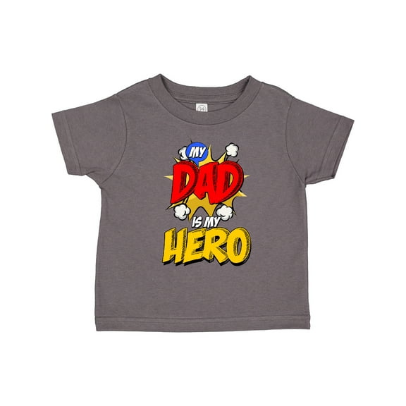 Inktastic Dad is My Hero Boys or Girls Toddler T-Shirt