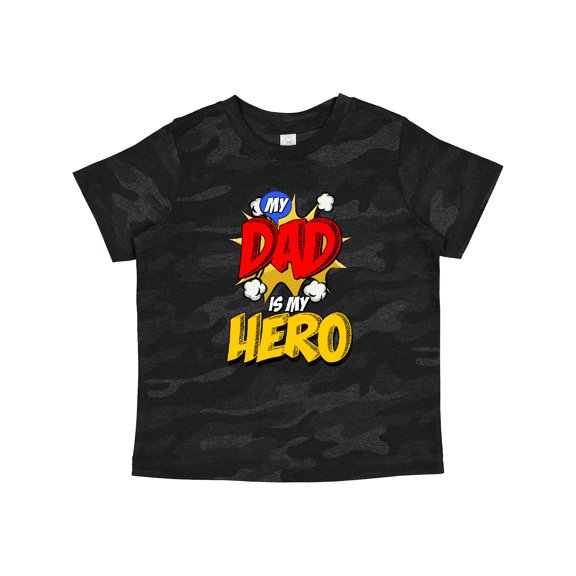 Inktastic Dad is My Hero Boys or Girls Toddler T-Shirt