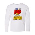 thumbnail image 1 of Inktastic Dad is My Hero Long Sleeve Youth T-Shirt, 1 of 5