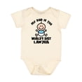 thumbnail image 1 of Inktastic Dad is Worlds Best Lawyer Boys Baby Bodysuit, 1 of 5