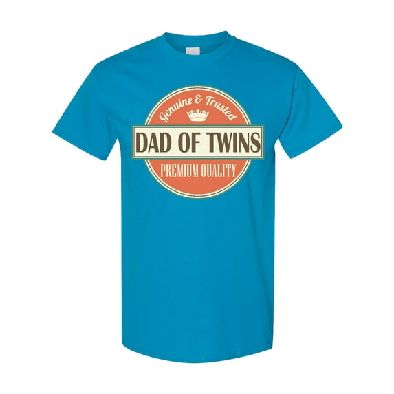 Inktastic Dad of Twins Vintage T-Shirt