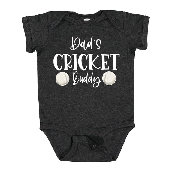 Inktastic Dad's Cricket Buddy Boys or Girls Baby Bodysuit