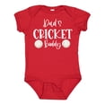 thumbnail image 1 of Inktastic Dad's Cricket Buddy Boys or Girls Baby Bodysuit, 1 of 5