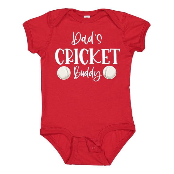 Inktastic Dad's Cricket Buddy Boys or Girls Baby Bodysuit