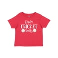 thumbnail image 1 of Inktastic Dad's Cricket Buddy Boys or Girls Baby T-Shirt, 1 of 5