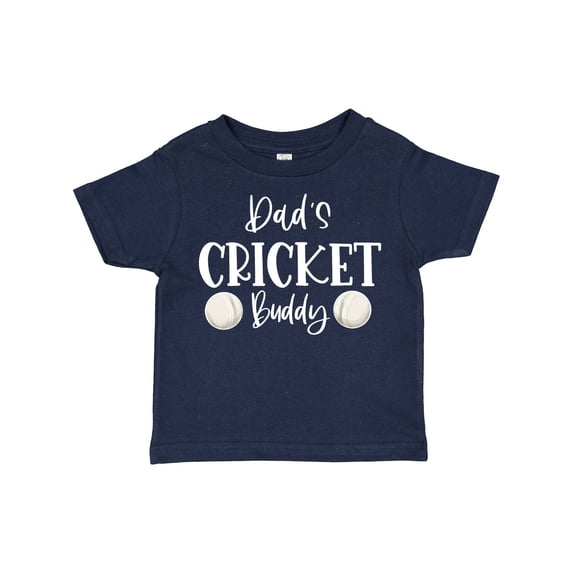 Inktastic Dad's Cricket Buddy Boys or Girls Toddler T-Shirt