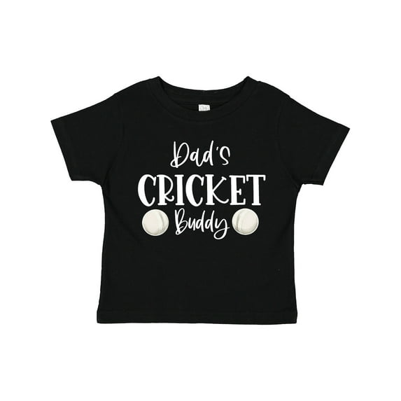 Inktastic Dad's Cricket Buddy Boys or Girls Toddler T-Shirt