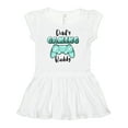 thumbnail image 1 of Inktastic Dad's Gaming Buddy- Aqua Controller Girls Baby Dress, 1 of 5