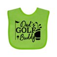 thumbnail image 1 of Inktastic Dad's Golf Buddy Boys or Girls Baby Bib, 1 of 4