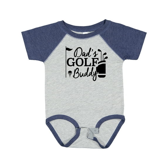 Inktastic Dad's Golf Buddy Boys or Girls Baby Bodysuit