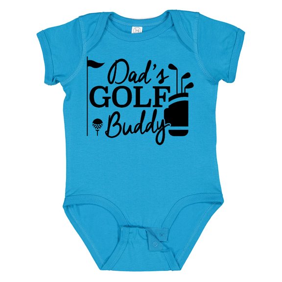 Inktastic Dad's Golf Buddy Boys or Girls Baby Bodysuit