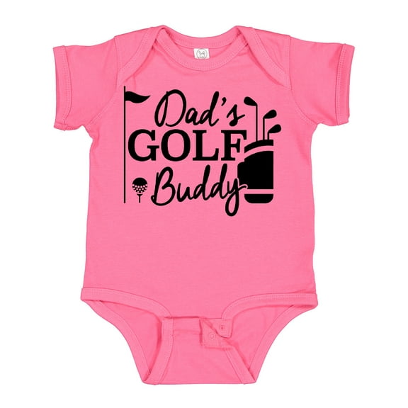 Inktastic Dad's Golf Buddy Boys or Girls Baby Bodysuit