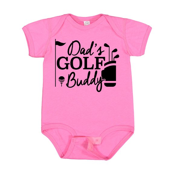 Inktastic Dad's Golf Buddy Boys or Girls Baby Bodysuit