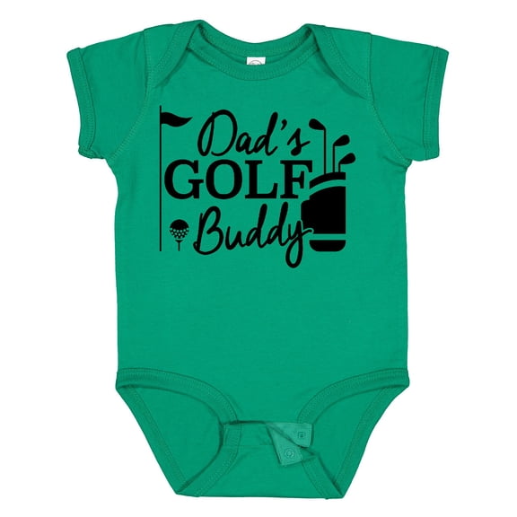 Inktastic Dad's Golf Buddy Boys or Girls Baby Bodysuit
